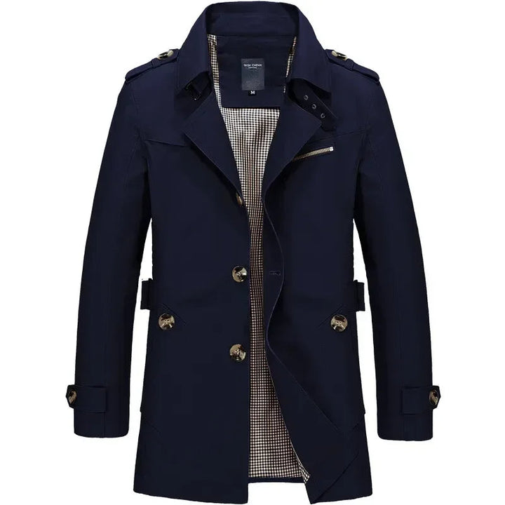 Classic Business Windbreaker for Men