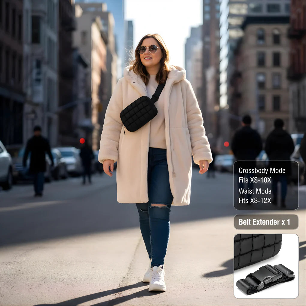 Quilted Mini Bag with Extra‑Long Strap