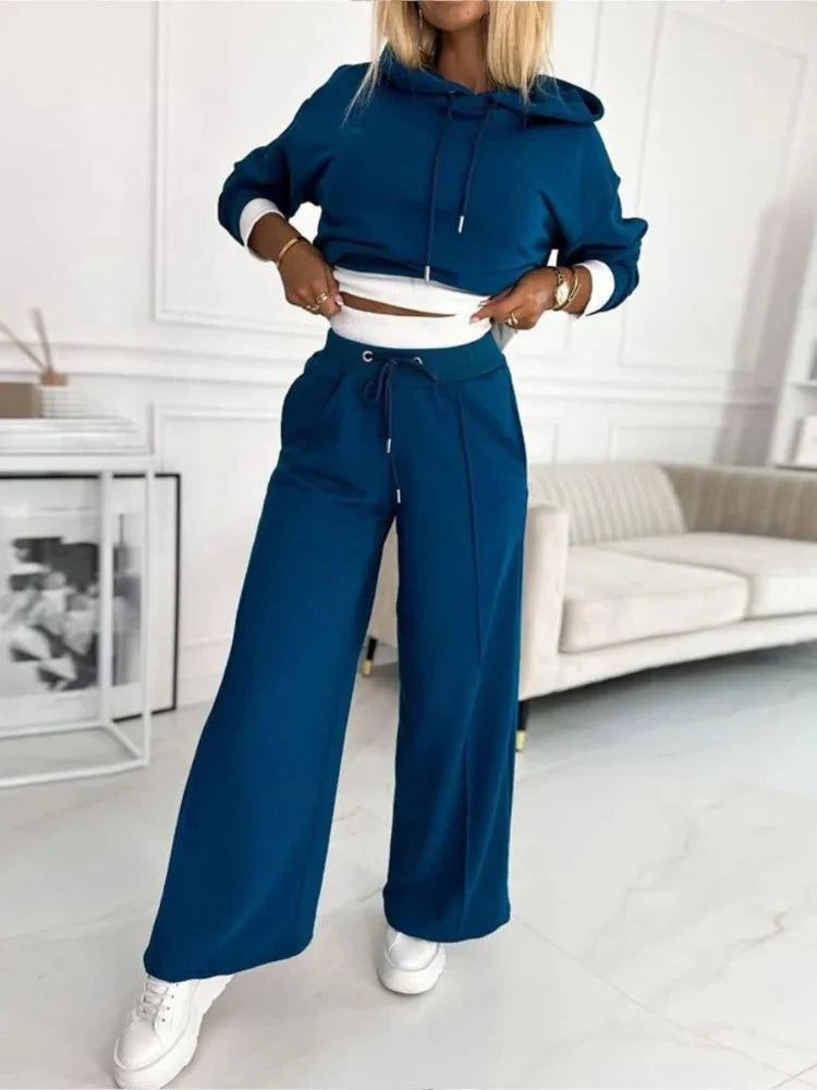 Stylish Two-Piece Jogging Lounge Set for Women