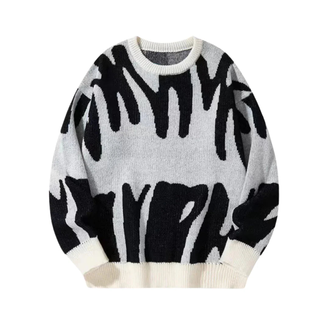 Casual Knit Pullover with Soft Texture and Modern Fit
