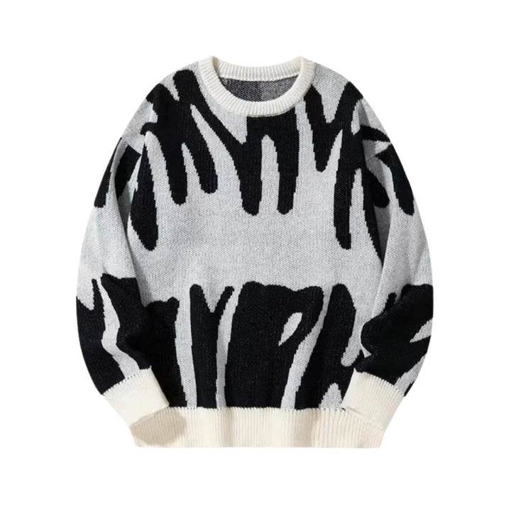 Casual Knit Pullover with Soft Texture and Modern Fit