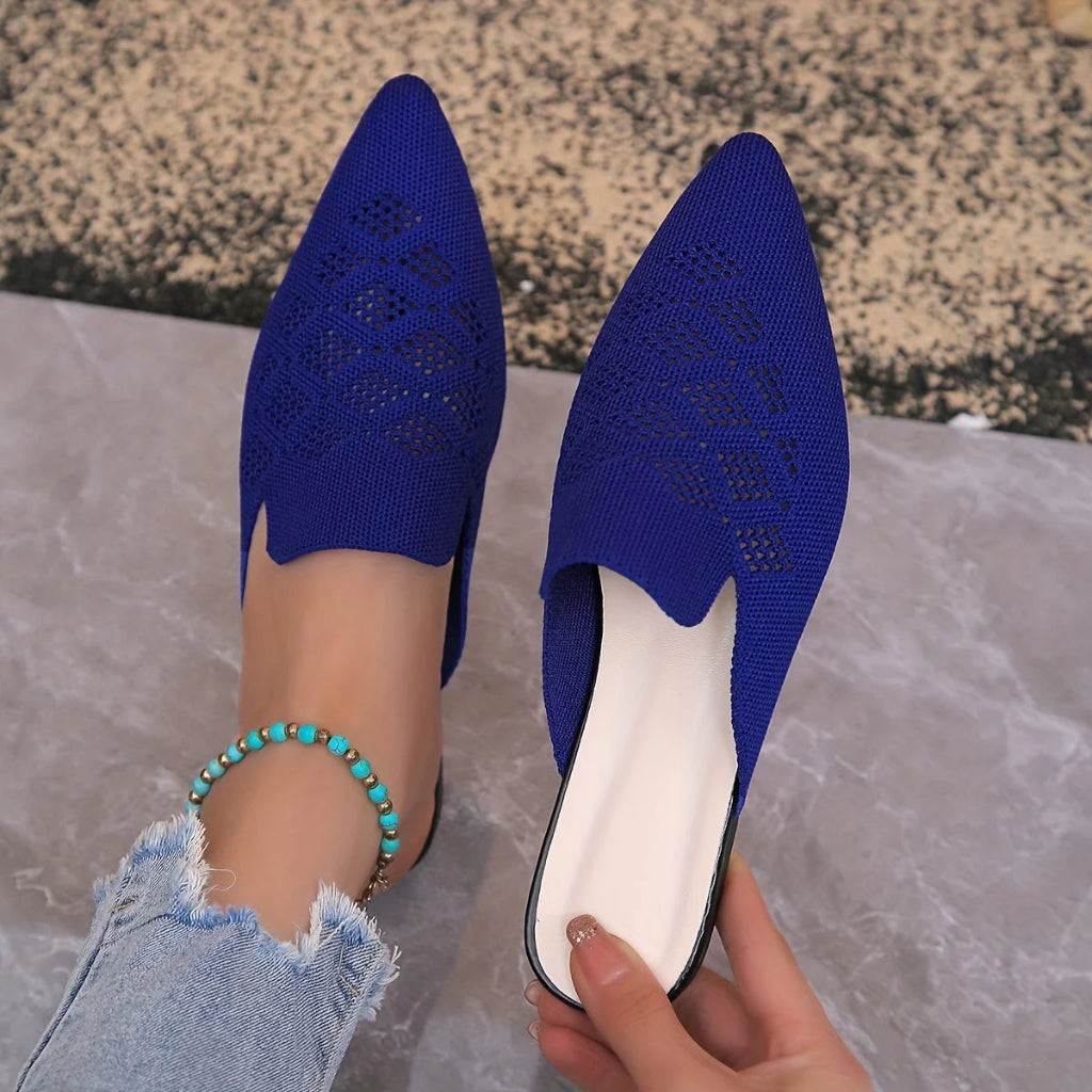 Women’s Knitted Flat Mules