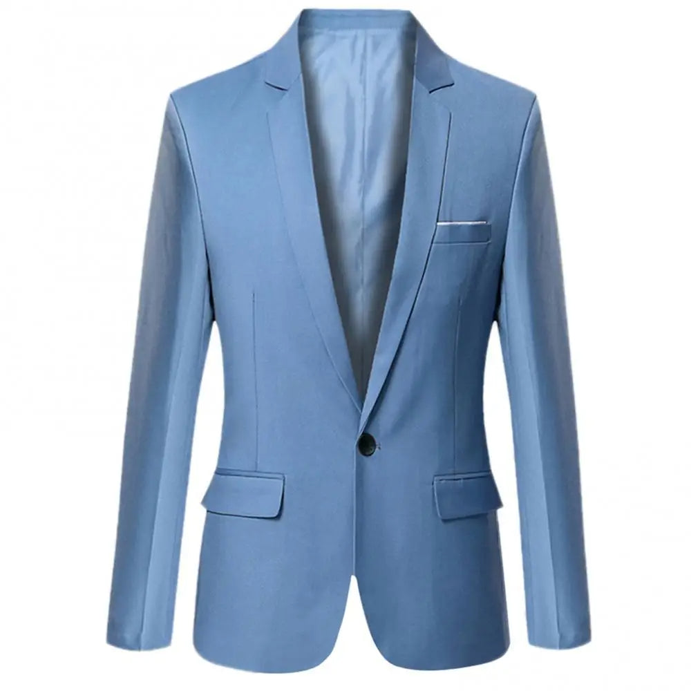 Slim Fit Business Blazer for Men