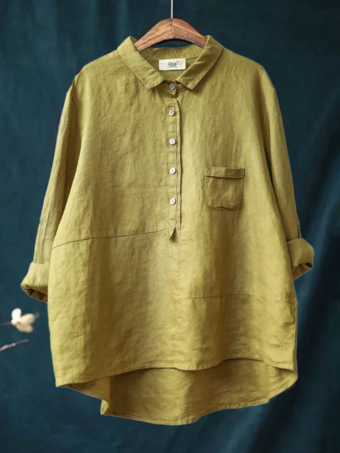 Elegant Long-Sleeve Blouse for Women