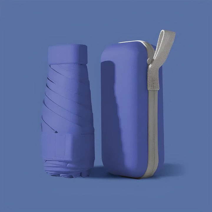 Compact Travel Umbrella And Case