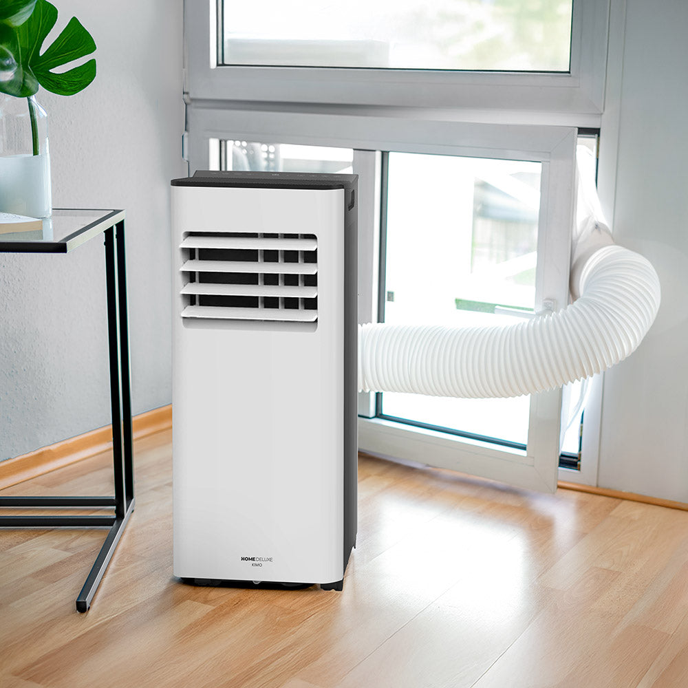 Mobiele Airconditioner KIMO – 9000 BTU, Wit/Zwart