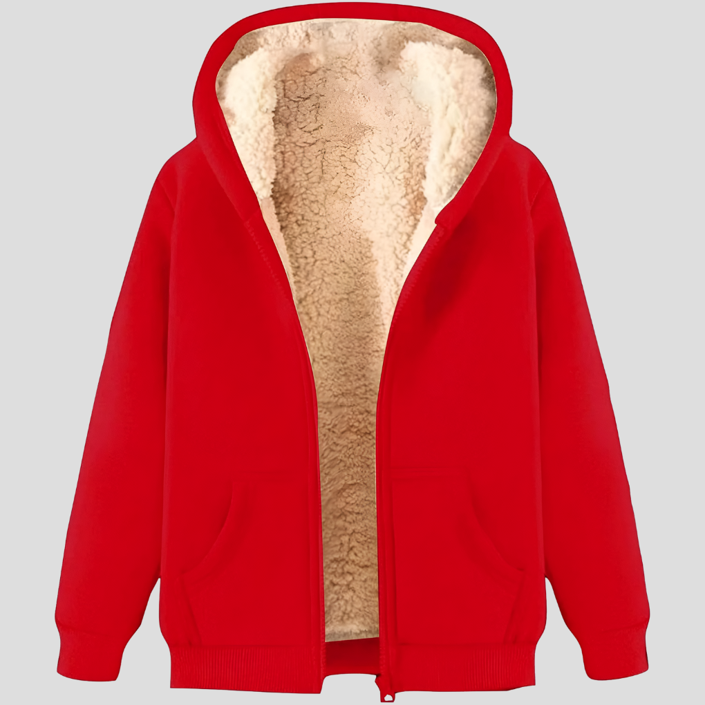 Warmth Men’s Fleece-Lined Winter Hoodie Jacket
