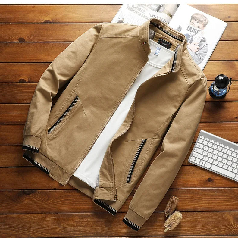Breezeguard – Men's Stylish Cotton Bomber Jacket