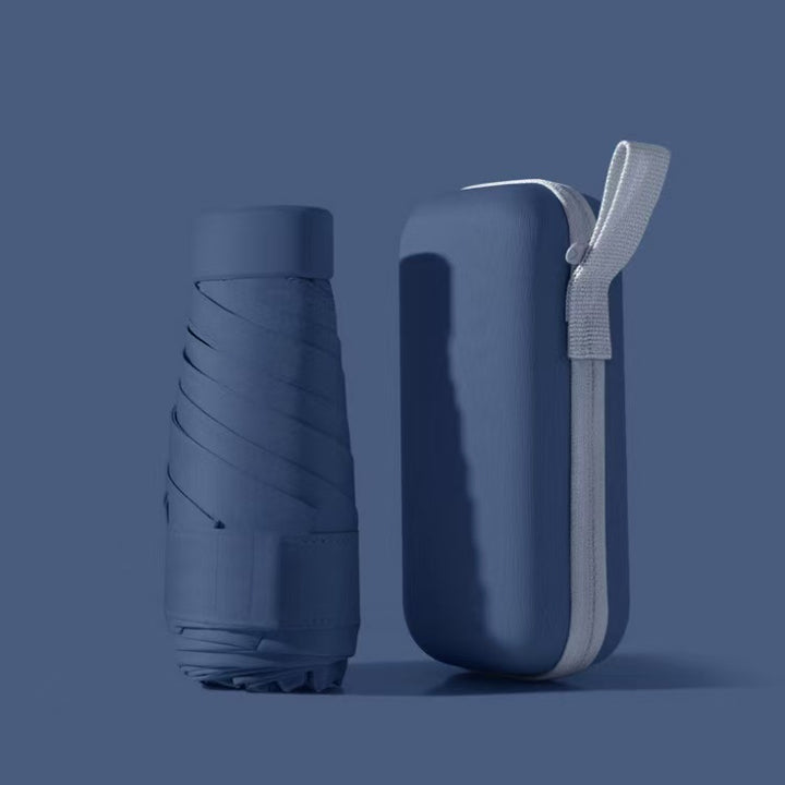 Compact Travel Umbrella And Case