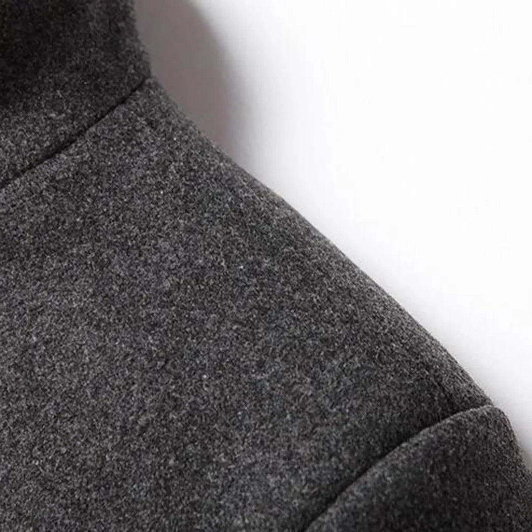 Alexander – Long Formal Men’s Coat with Timeless Elegance