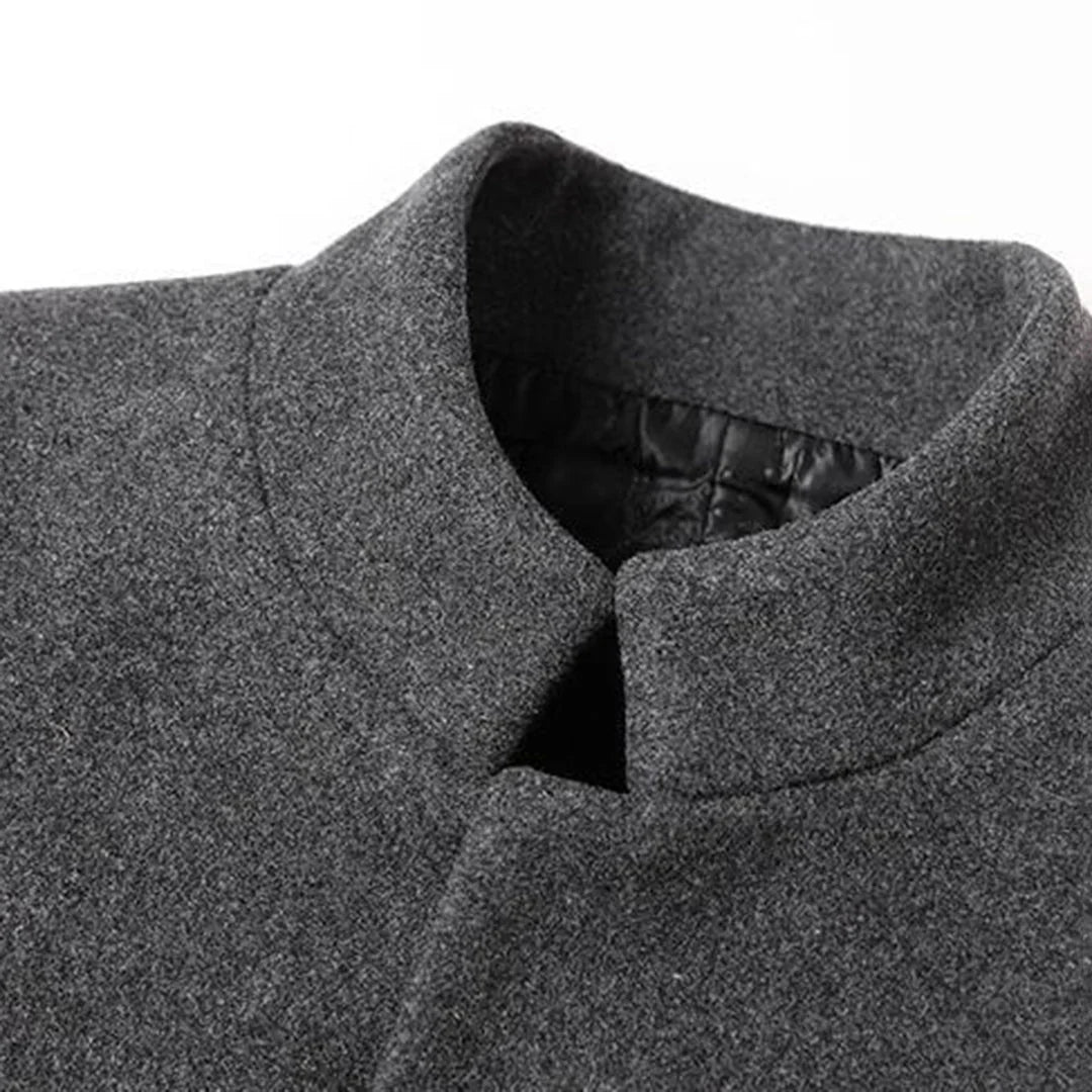 Alexander – Long Formal Men’s Coat with Timeless Elegance