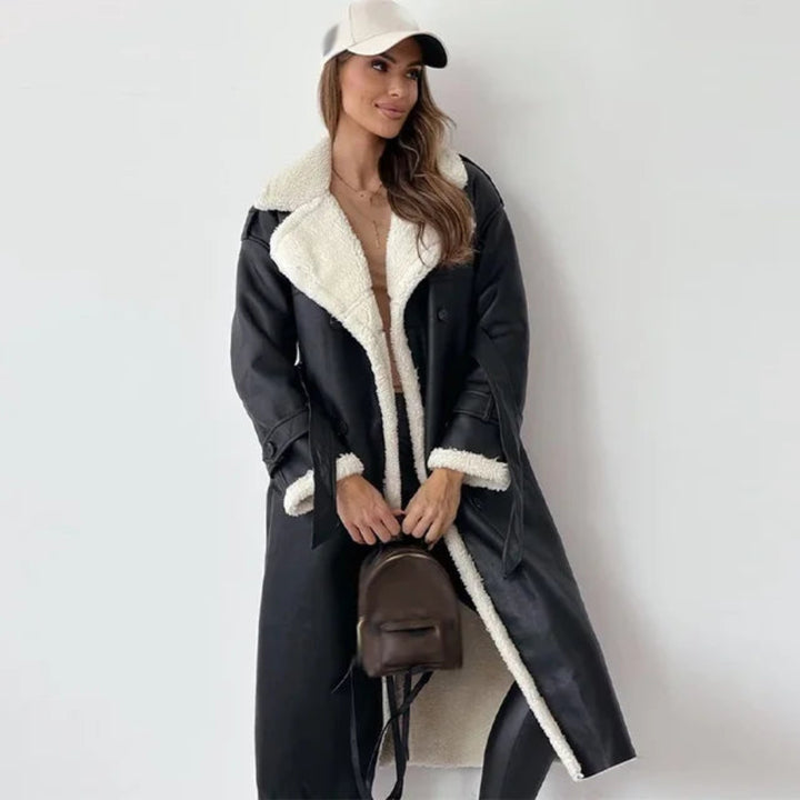 Women's Button Down Long Coat