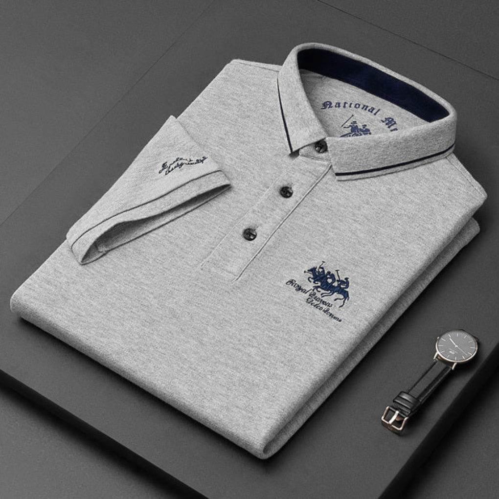 Men’s Casual Button Down Polo Shirt