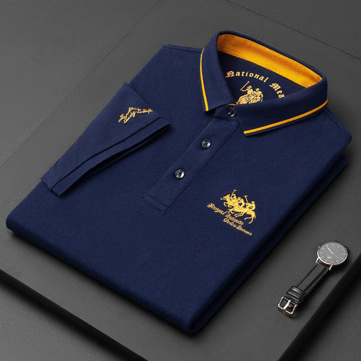 Men’s Casual Button Down Polo Shirt