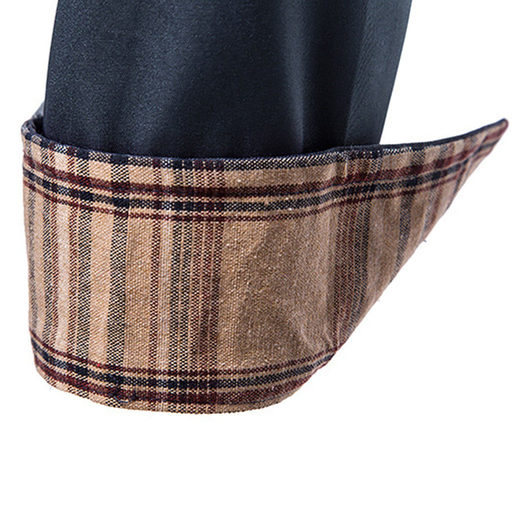 Refined Plaid Detail Shirt