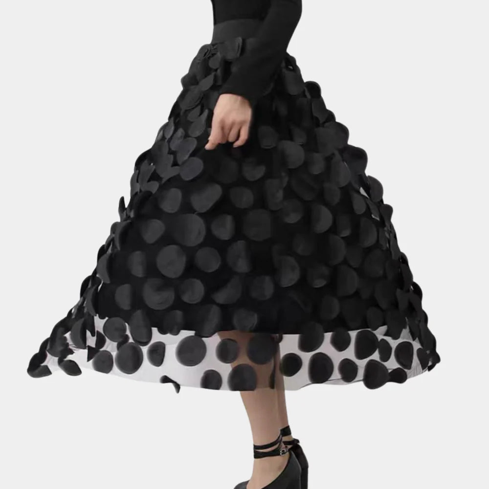 Statement Dot Skirt