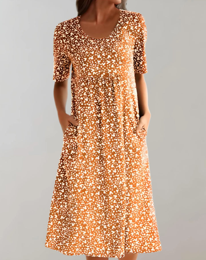 Women’s Lightweight V Neck Casual Dress