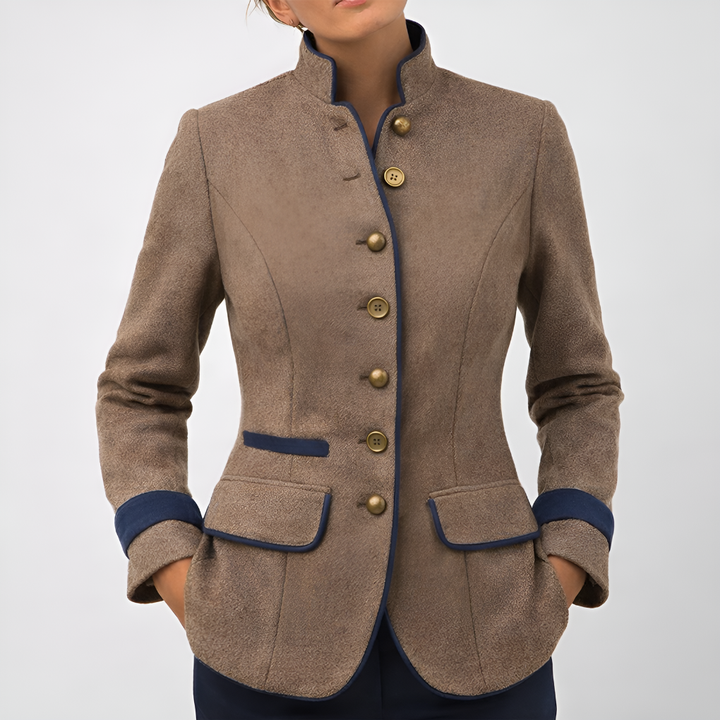 Elegant Ladies Jacket in Plain Colour
