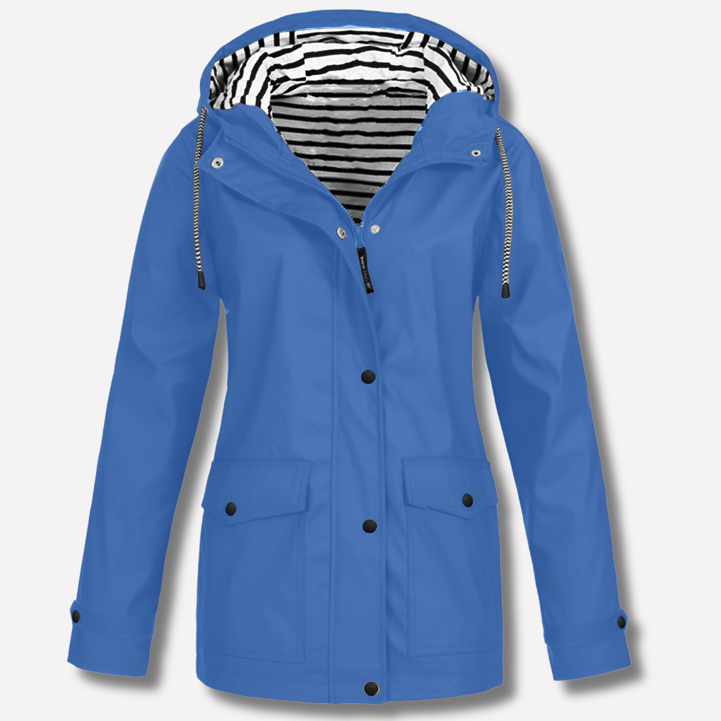 Women’s Water-resistant and Wind-resistant Hooded Jacket