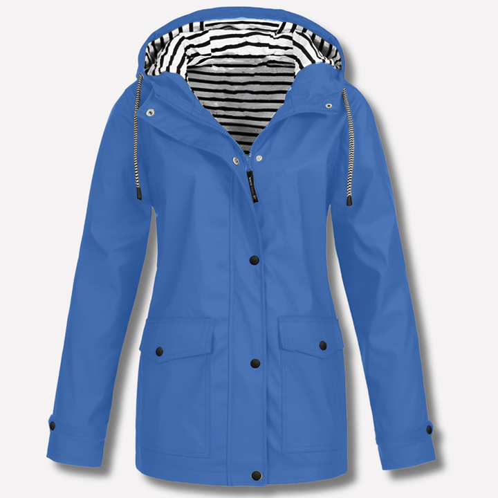 Women’s Water-resistant and Wind-resistant Hooded Jacket