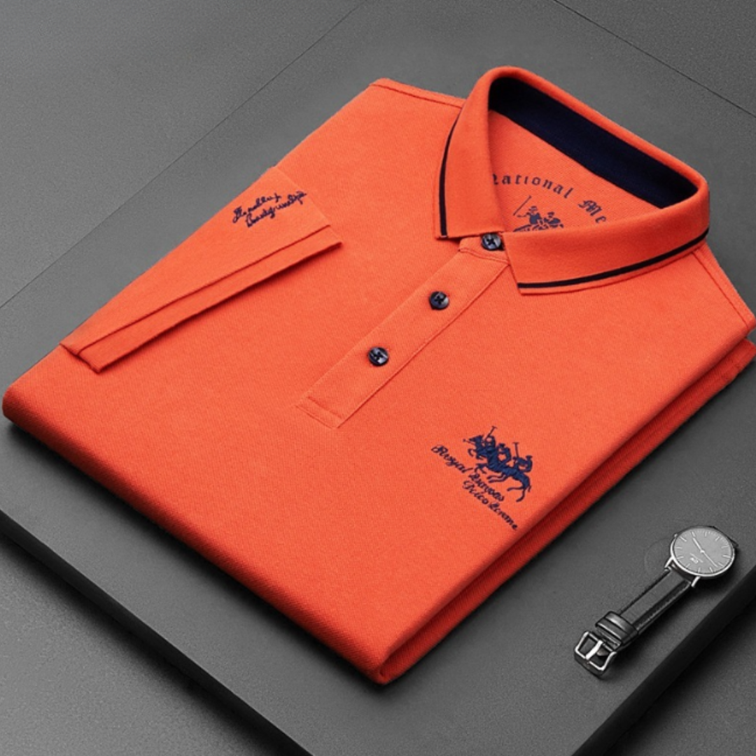 Men’s Casual Button Down Polo Shirt