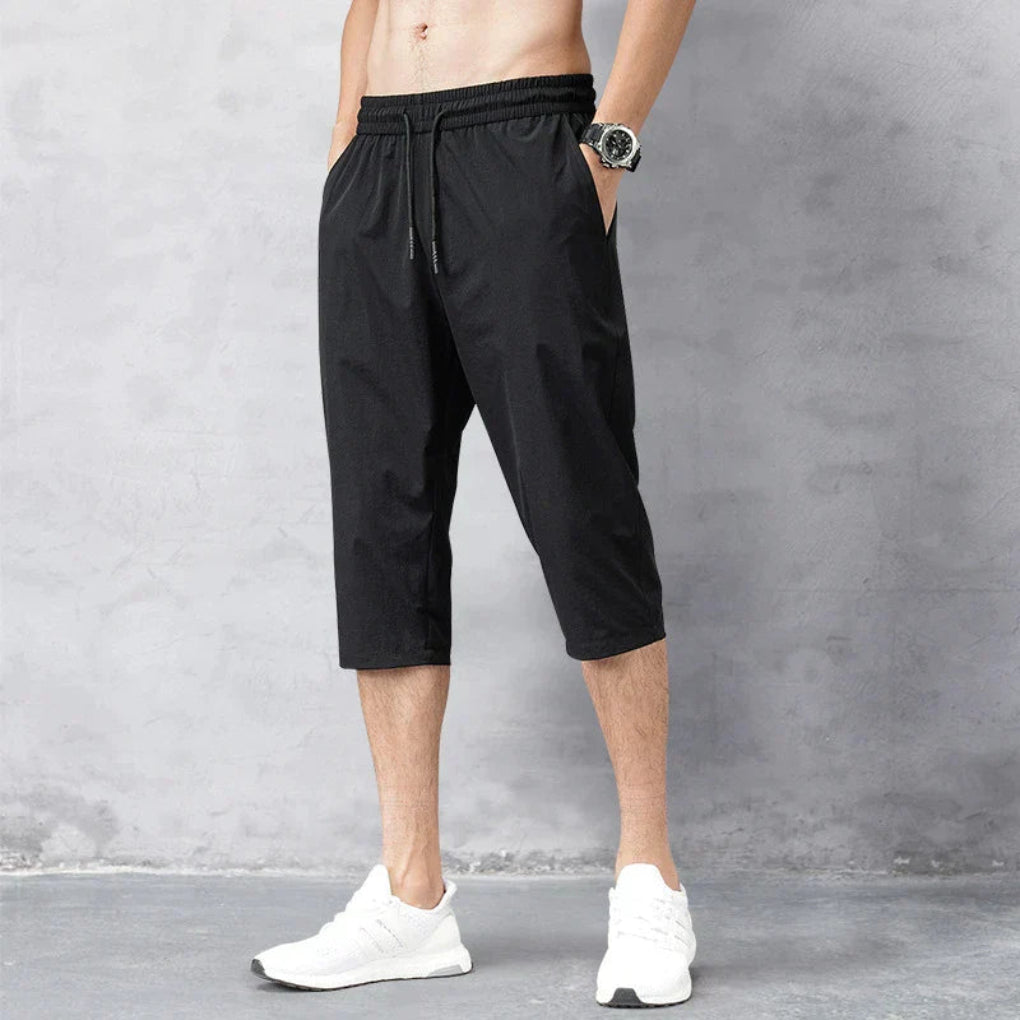 Men's 3/4 Nylon Pants – Quick-Drying and Versatile