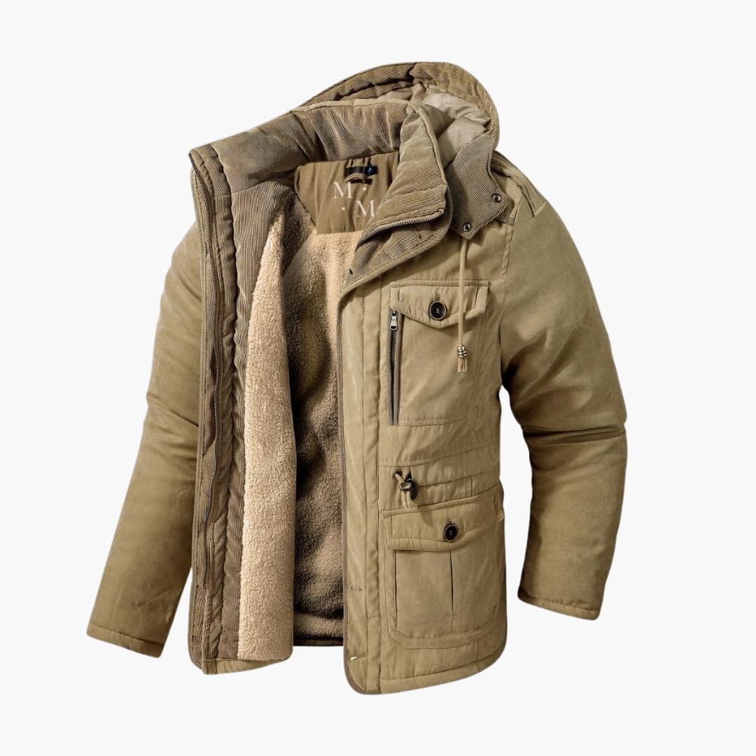 Men’s Winter Jacket – Hooded Outer Layer
