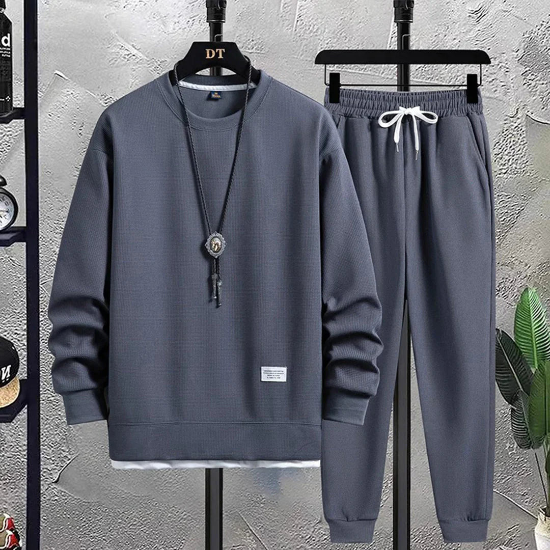 Relaxed Sporty Tracksuit for Men