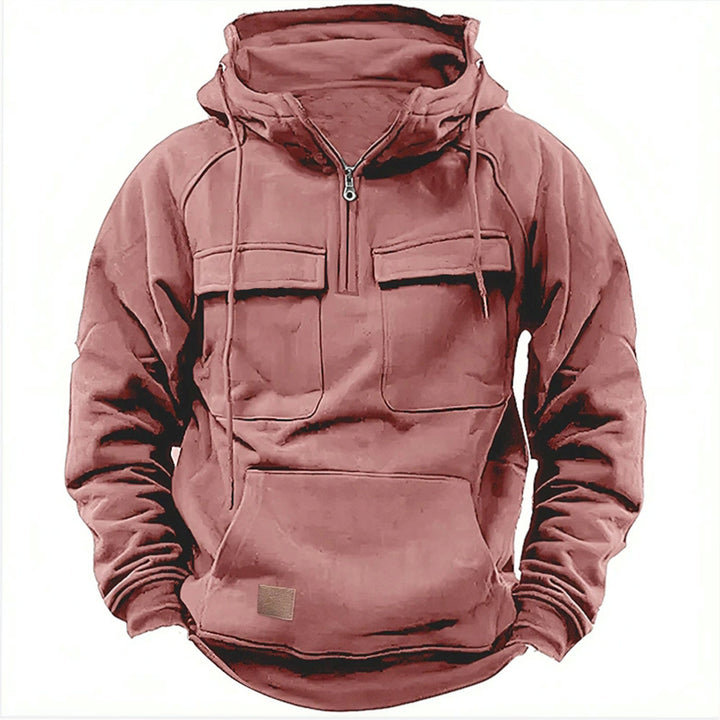Retro Motorcycle Hoodie for Men Rugged Style Meets Everyday Comfort