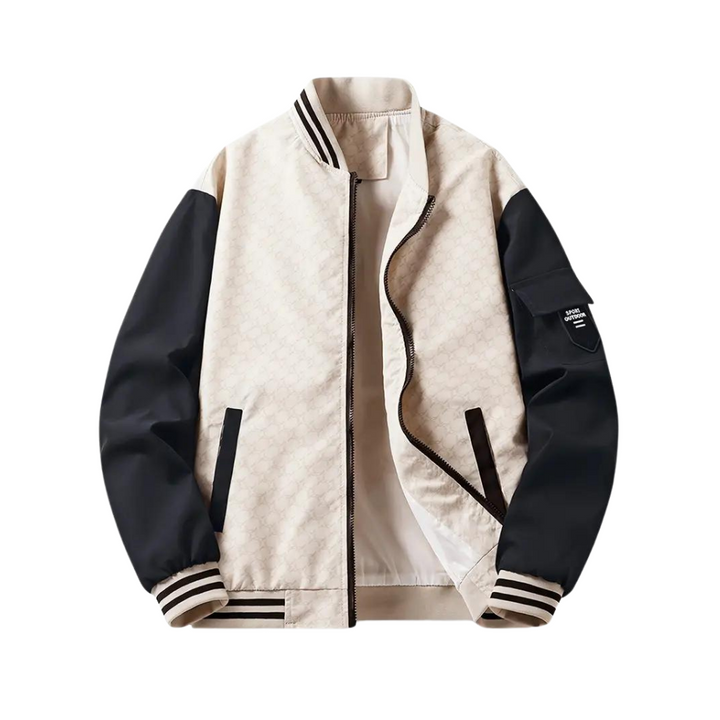 Casual Slim-Fit Baseball Jacket for Men