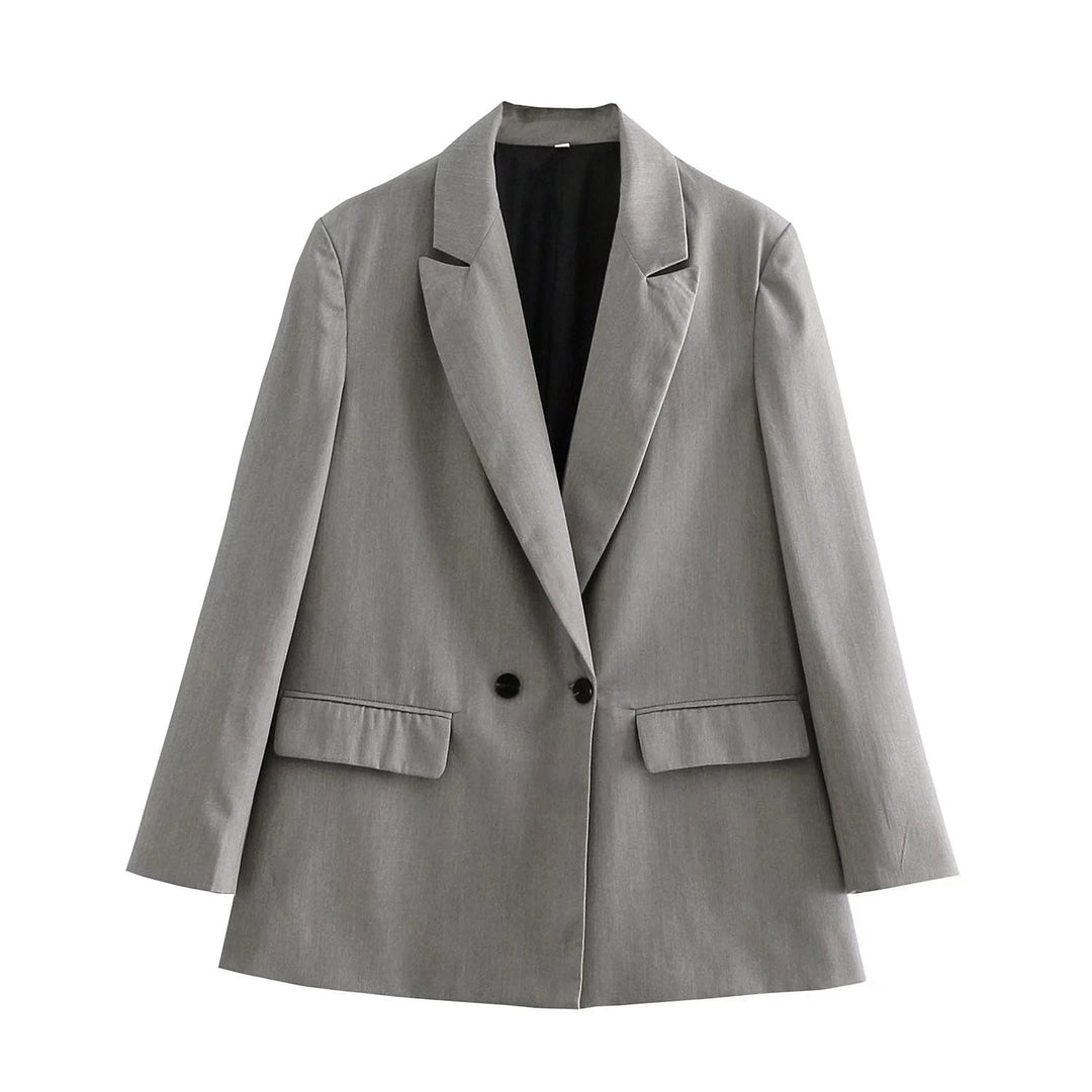 Elegante Double-Breasted Blazer voor Dames