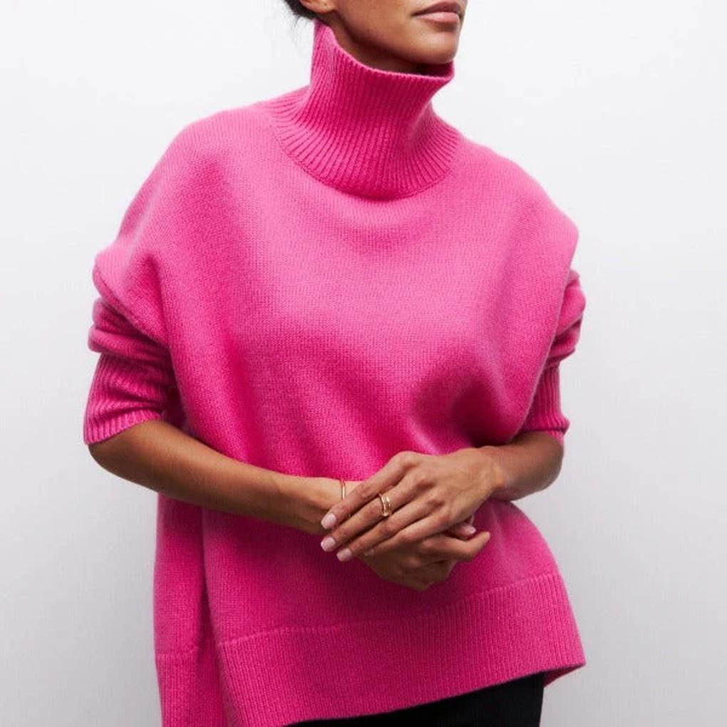 Women’s Roll-Neck Sweater – Winter Staple