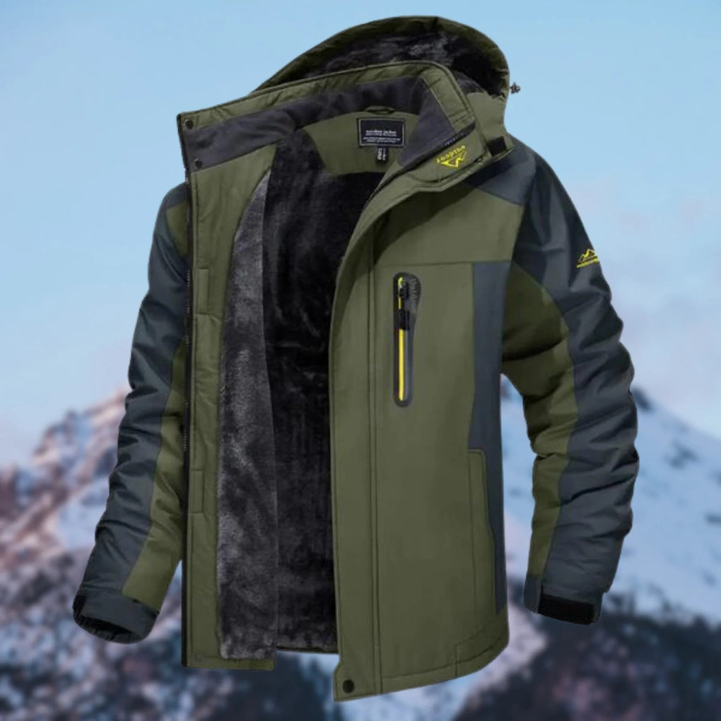 Men’s Winter Jacket – Modern Casual Style with Water-Resistant Finish
