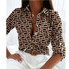 Women’s Gradient Print Blouse – Celestial Style for Everyday Wear