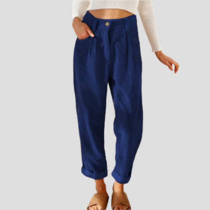 Stylish Corduroy Trousers – Casual Flair with Texture