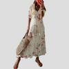 Soft Petal Maxi Dress
