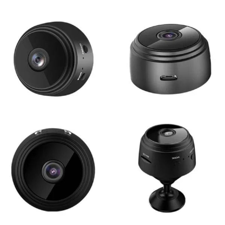"Black HD wireless backup camera for RVs, trucks, trailers with night vision, waterproof design, perfect for safe reversing."