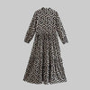Women’s Long-Sleeve Geometric Dress