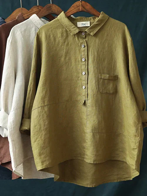 Elegant Long-Sleeve Blouse for Women