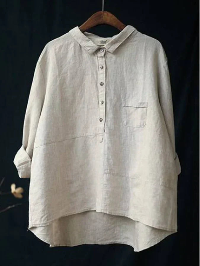 Elegant Long-Sleeve Blouse for Women