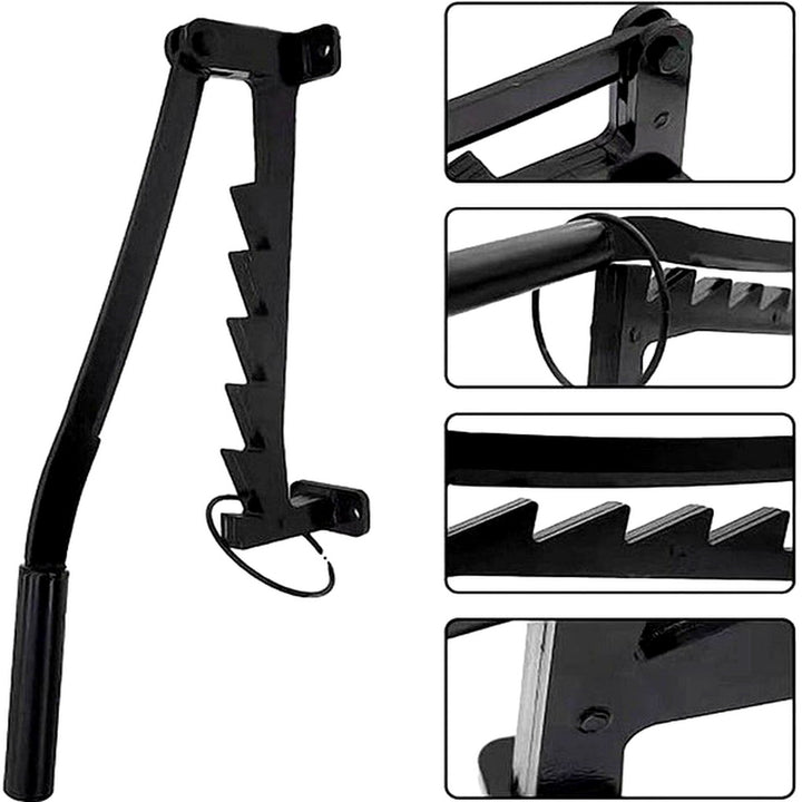 Manual Log Splitter with Wall Mount – Lever-Activated Firewood Tool