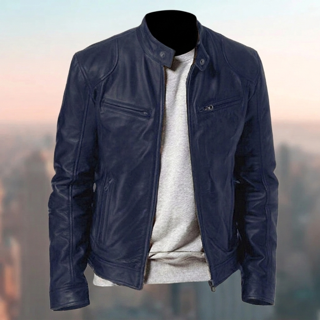 Men’s Leather Jacket – Elegant Design with Everyday Appeal