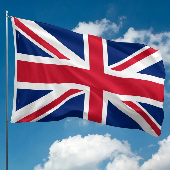 UK Flag Supporter Hanging Banner