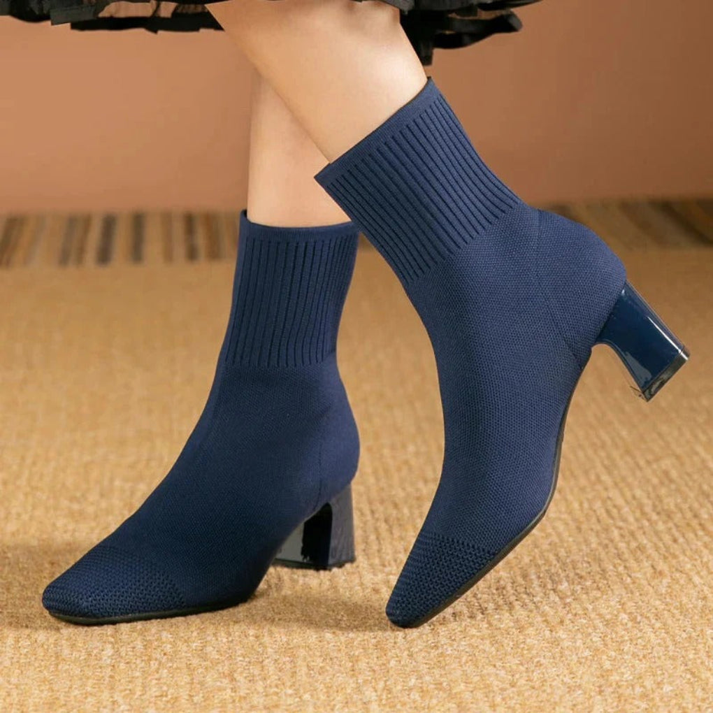 Modern Comfort Edge Women's Knitted Sock Boots