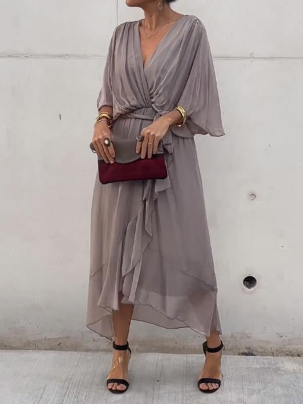 Elegant V-Neck Dress