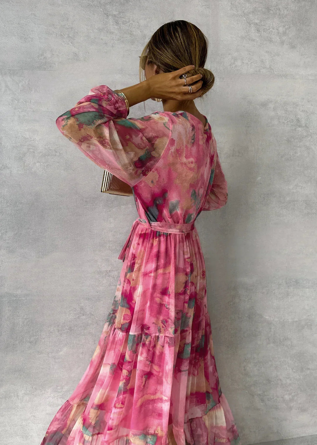 Women's Long Sleeve Summer Dress Modern & Breezy