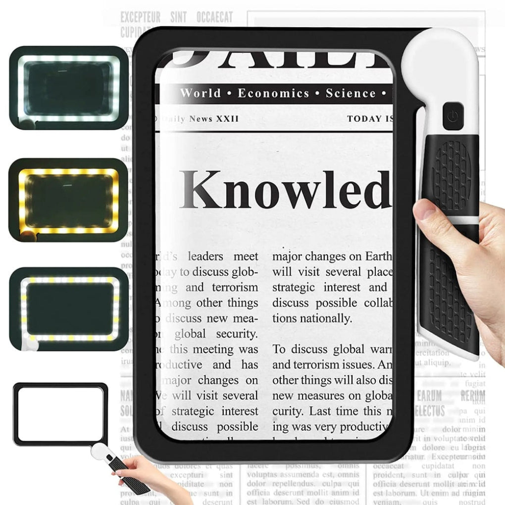 Full-Page Handheld Magnifying Glass